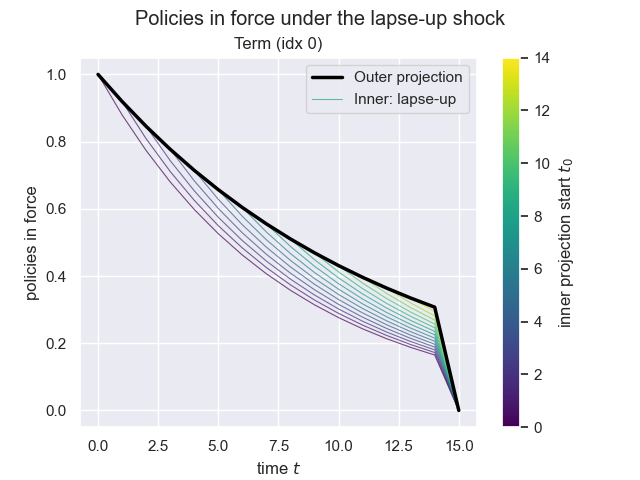 Policies in force under the lapse-up shock, Term (idx 0)